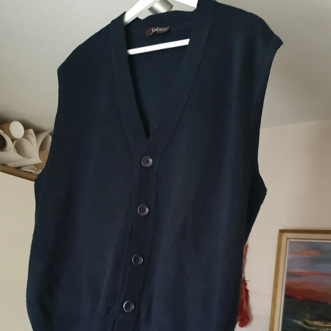 Unisex väst mörkblå - 90