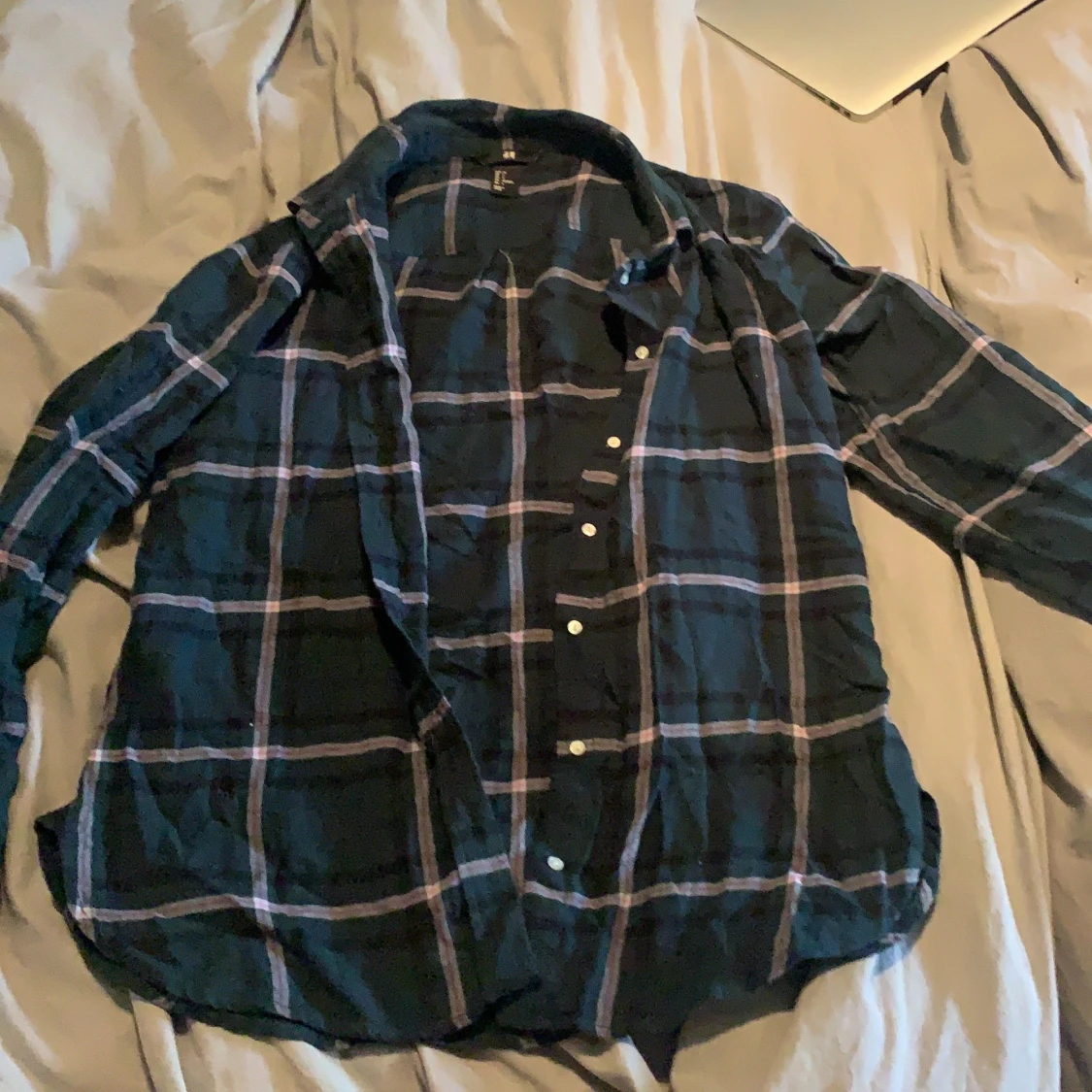 Rutig skjorta från H&M