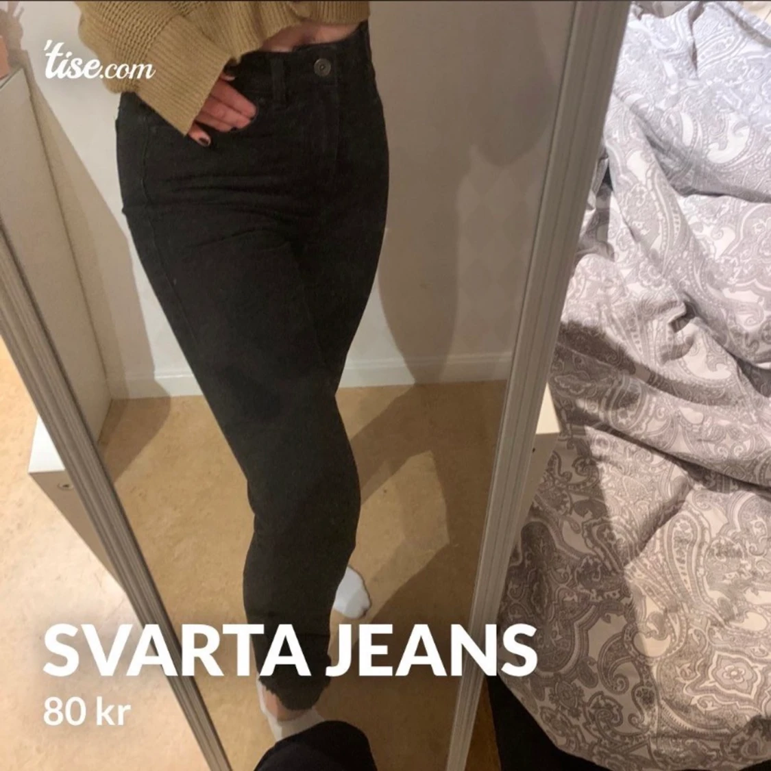 svarta jeans från only 