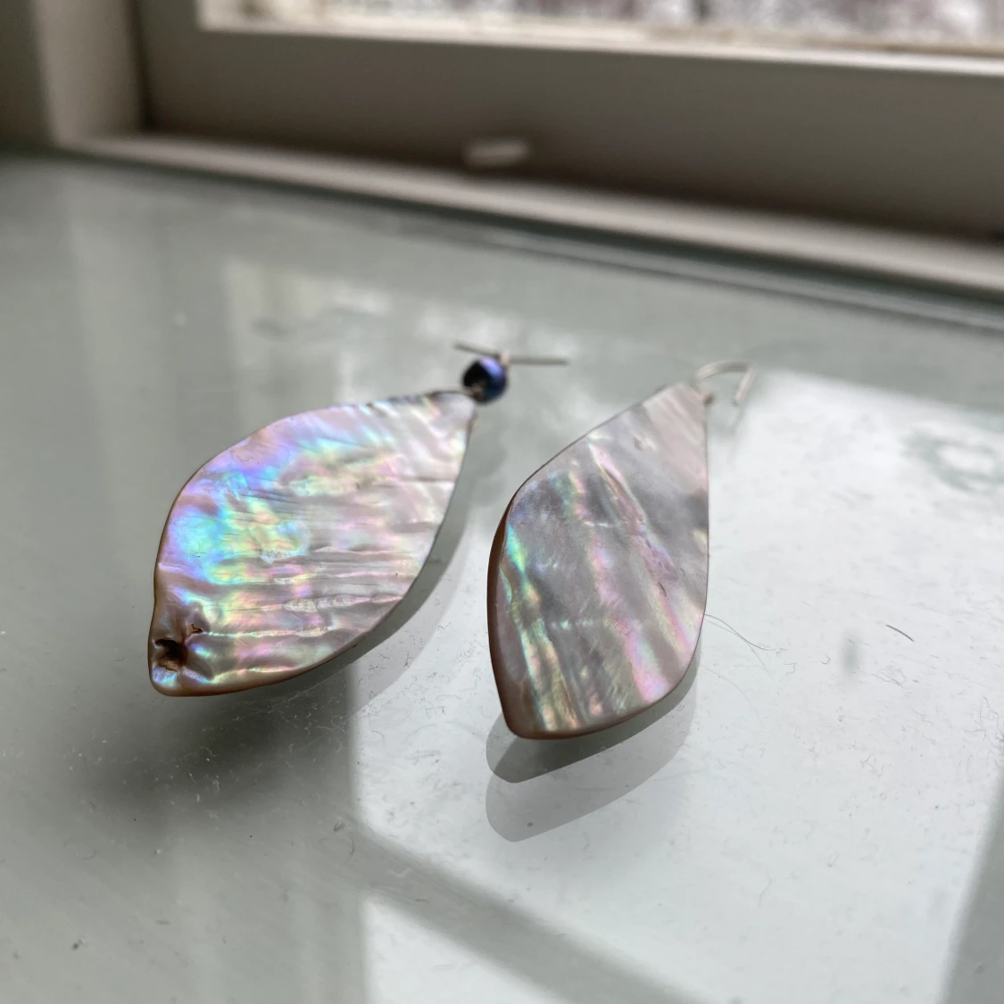 Örhängen av pärlemor! - 91