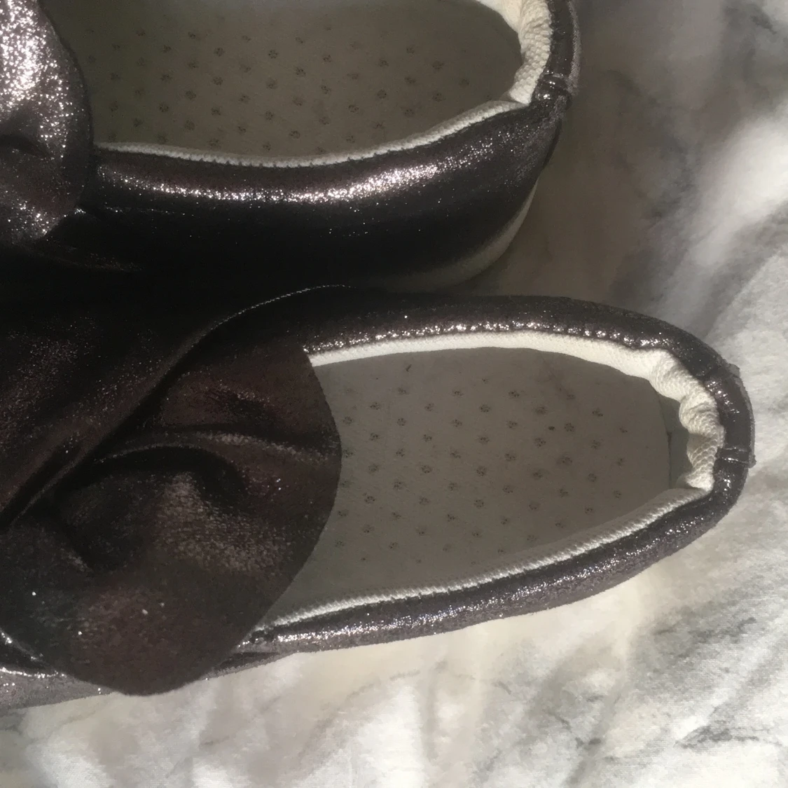 Grå slipons skor - 91