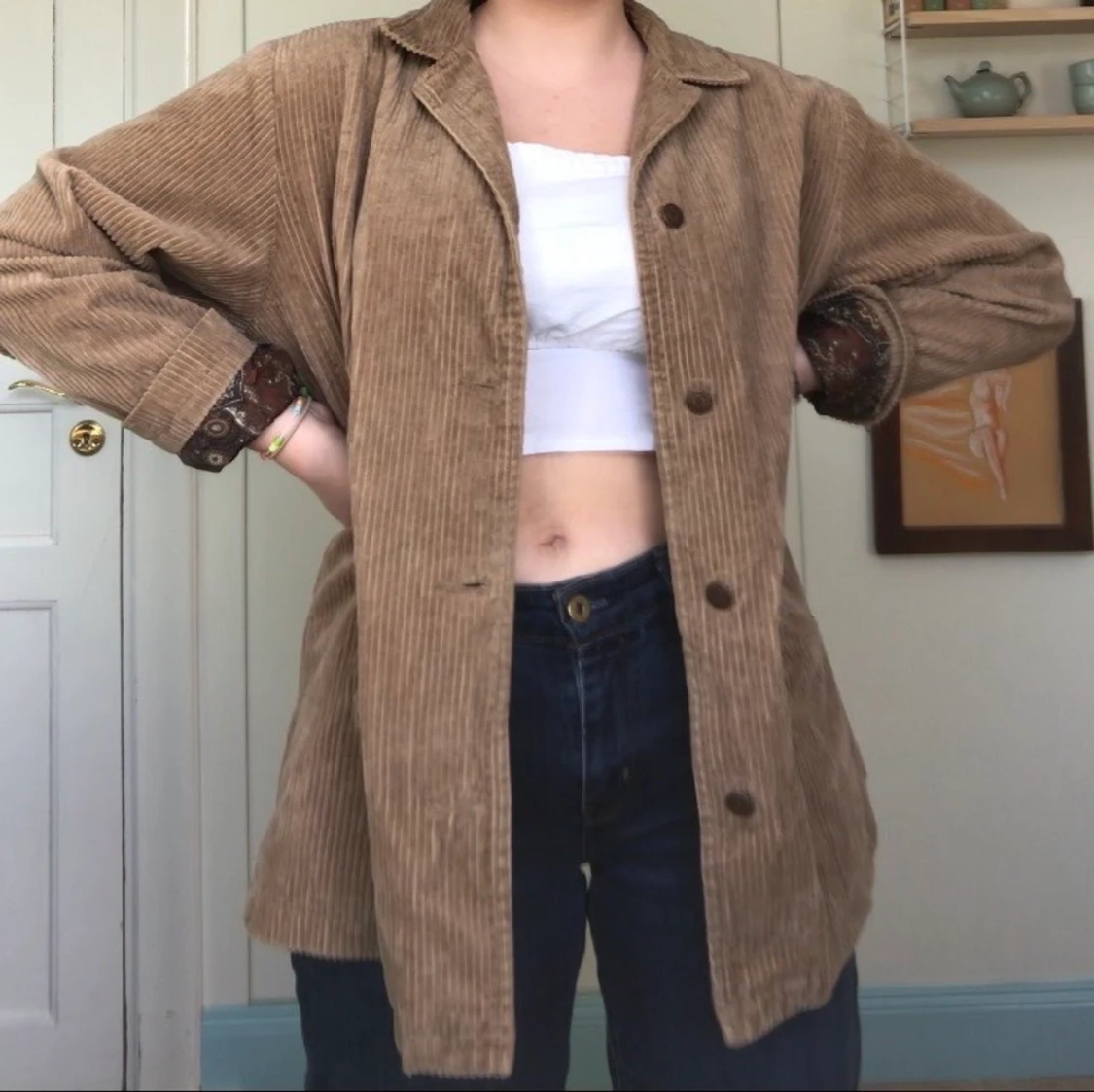 Brun Manchesterjacka