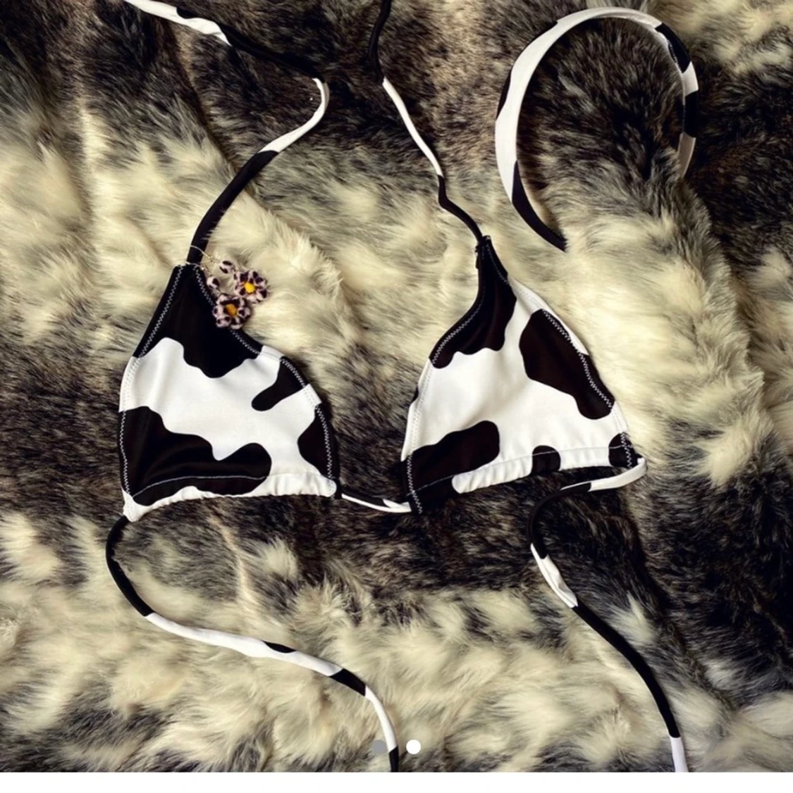 Ko print bikiniöverdel - 90