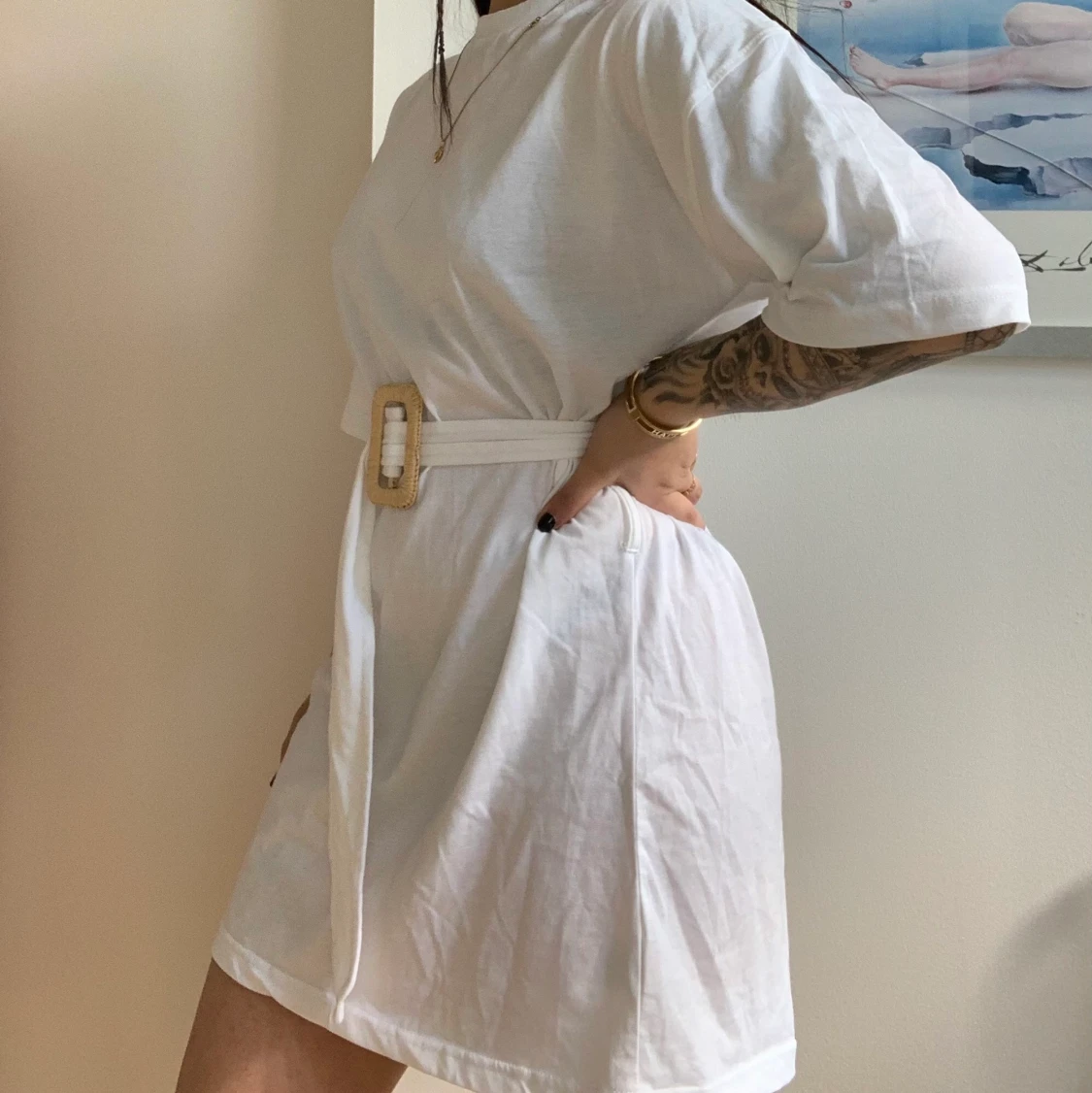 T-shirt klänning storlek 36 - 90