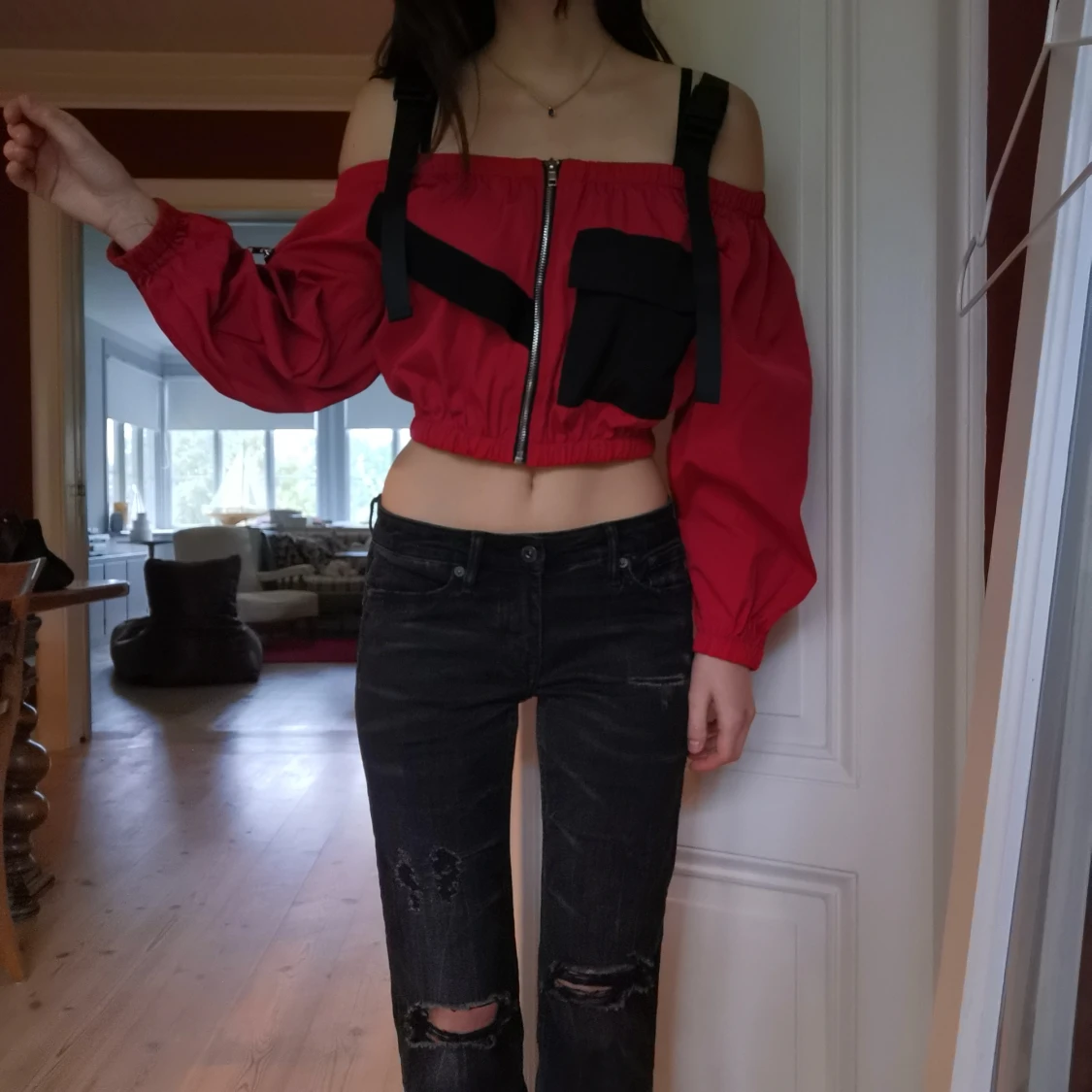 cool industrial cropped top 