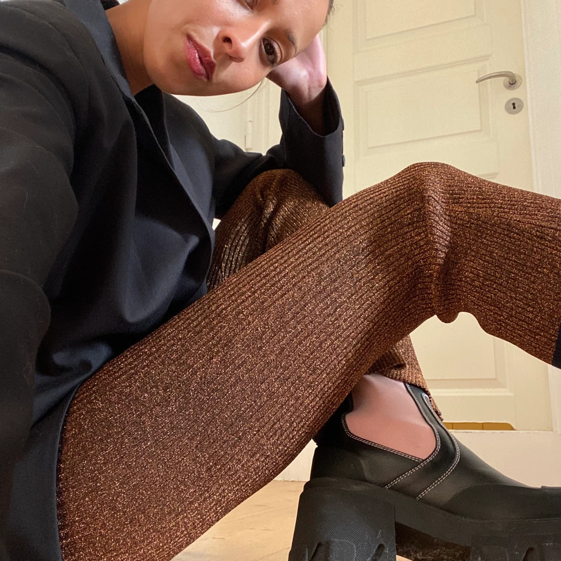 Beautiful glitter pants S