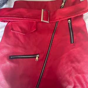 Skirt - Red fake leather, never worn