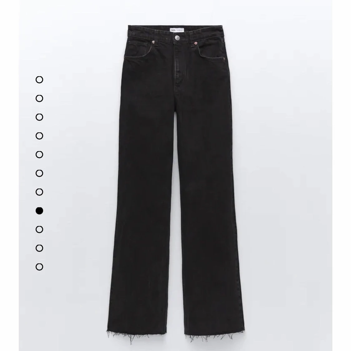 Urtvättade vida zara jeans