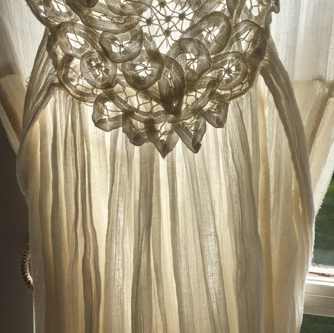 Vit långklänning  - 91