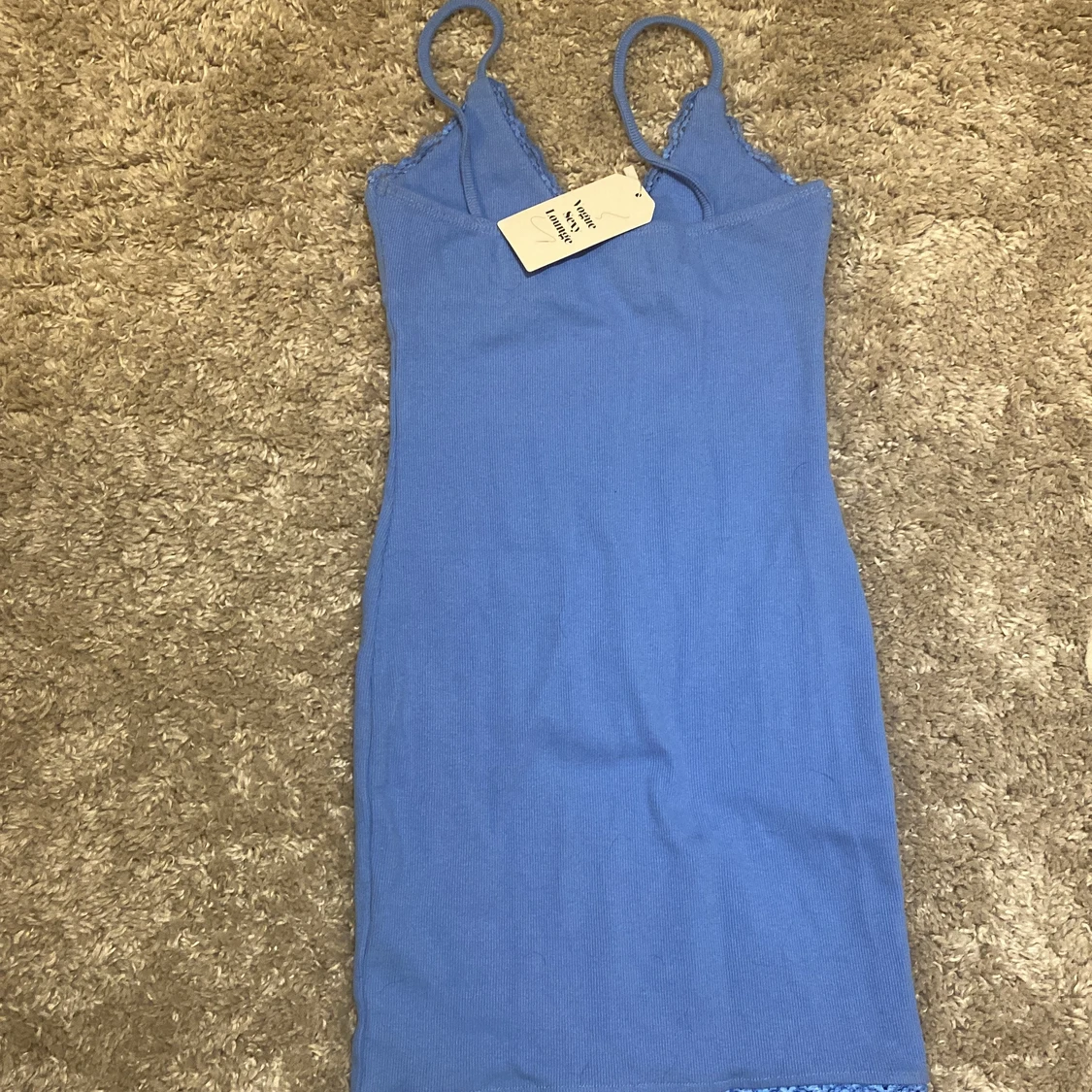 En fin baby blå klänning strl  - 91