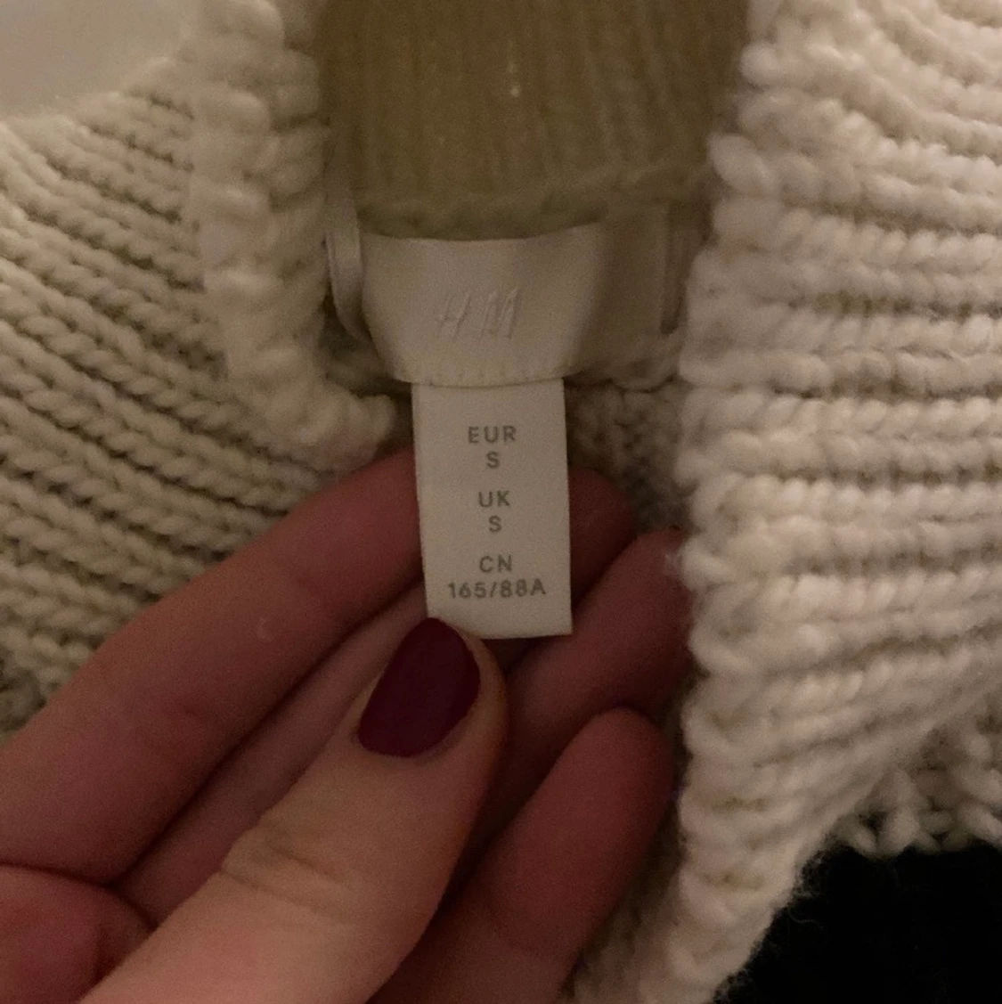 Randig stickad troja  - 90