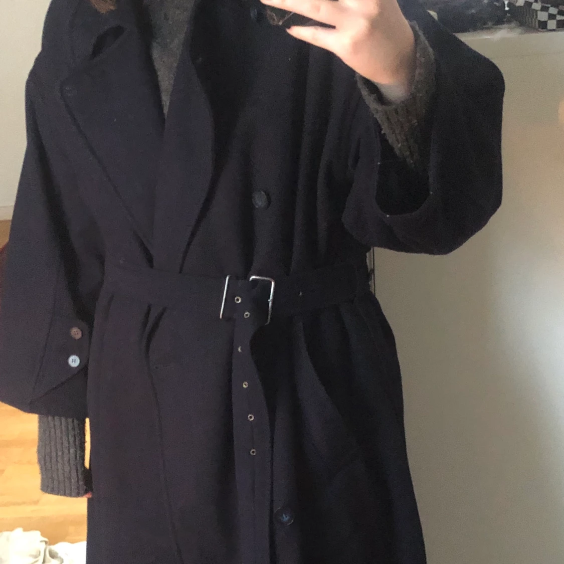 Mörkblå kappa - 91