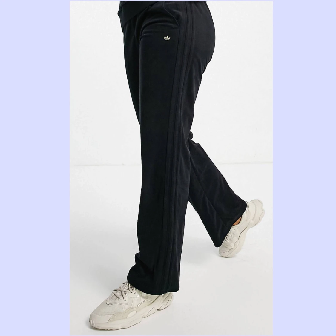 Adidas velour byxor strlk L/44