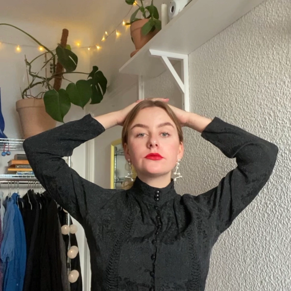 Fett cool croppad skjorta