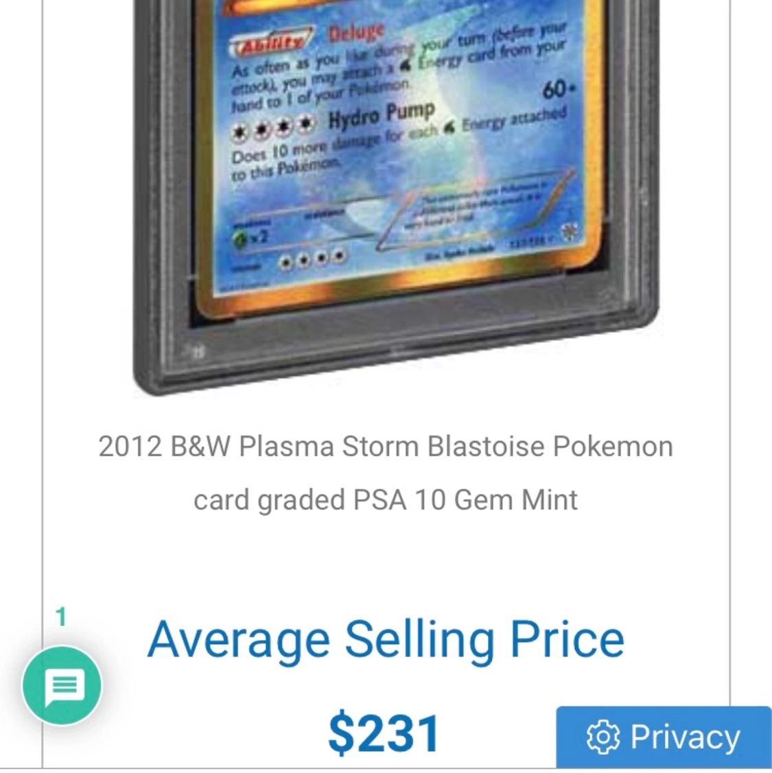 blastoise plasma storm - 91