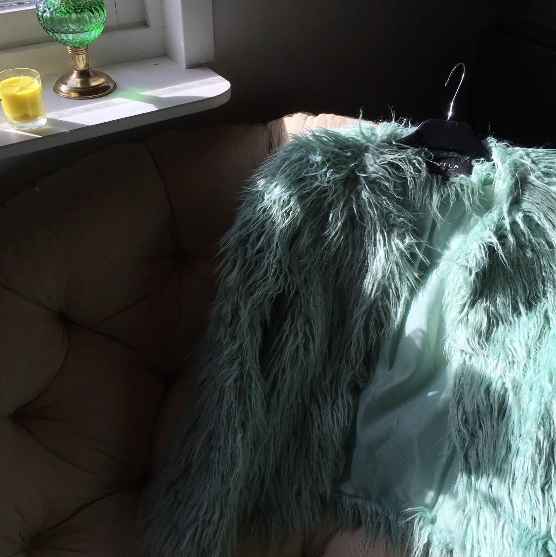 Mintgrön fakepäls från Vila - 90