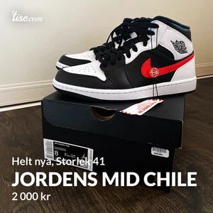 Jordens Mid Chile skor, storlek 41 - Säljer mina helt nya jordens då de var för stora, alldrig använda endast provade en gång! 