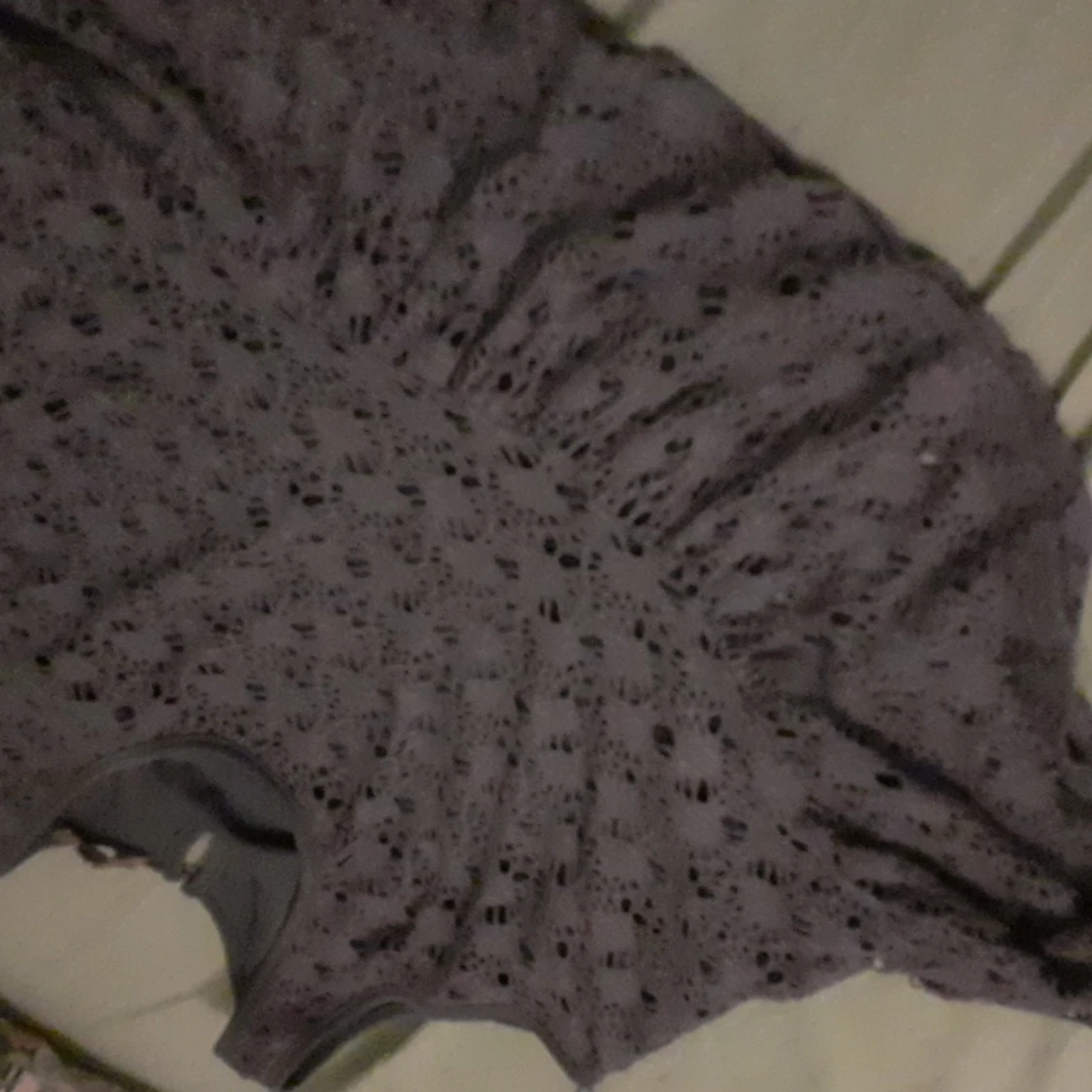 M/L. Hourglass-linne grå/blå, *Dotted Blue. - 90