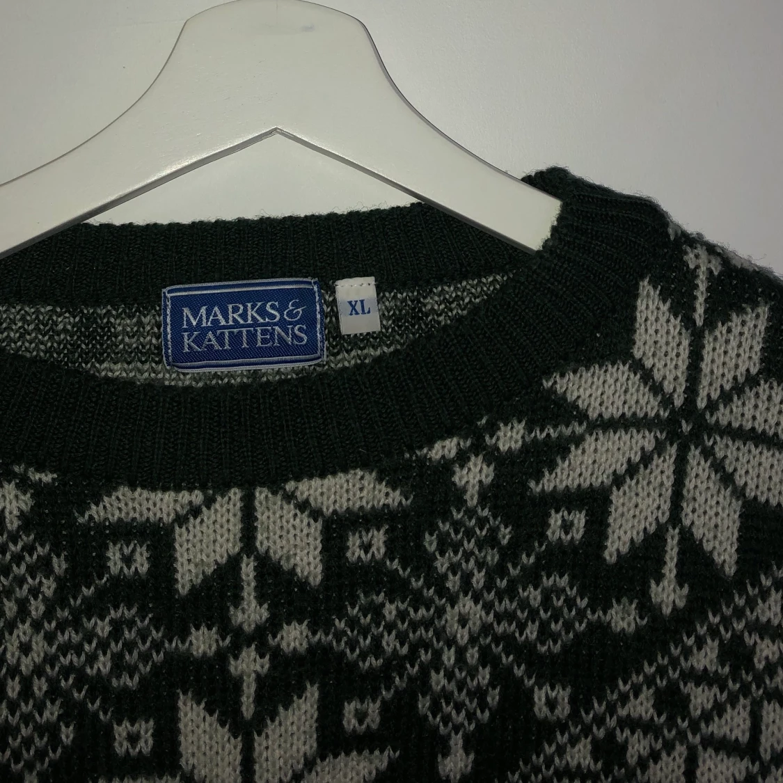 Mönstrad Stickad tröja - 91