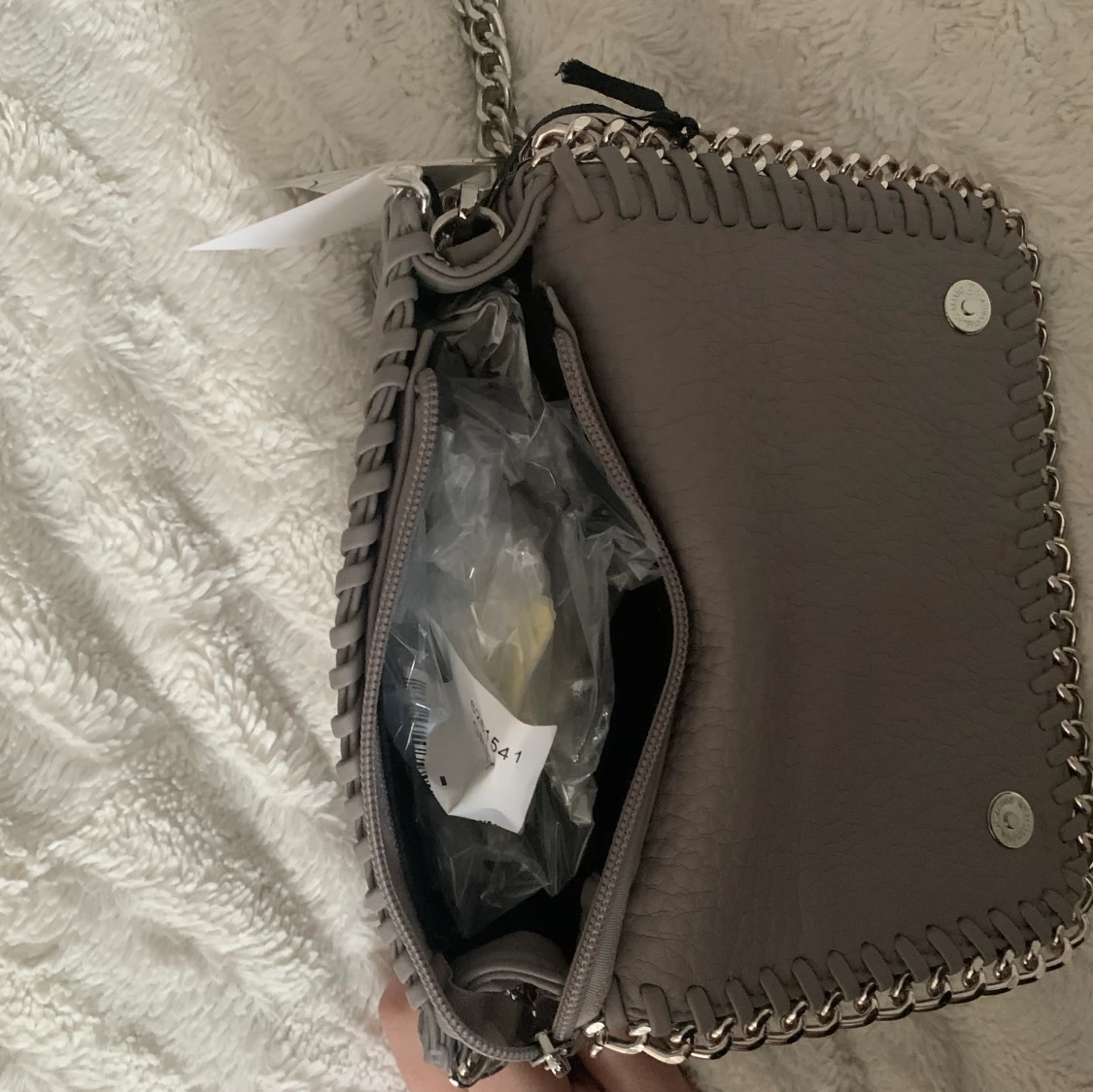 Grå tiamo väska  - 90