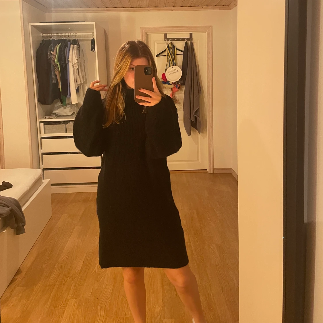 Stickad klänning madlady 