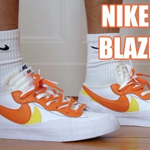Nike Blazer low / Sacai - Sjukt tung sko! DS med allt og. Size us10 (eu 44). Tar emot rimliga bud            EDIT* SÄNKT PRIS 