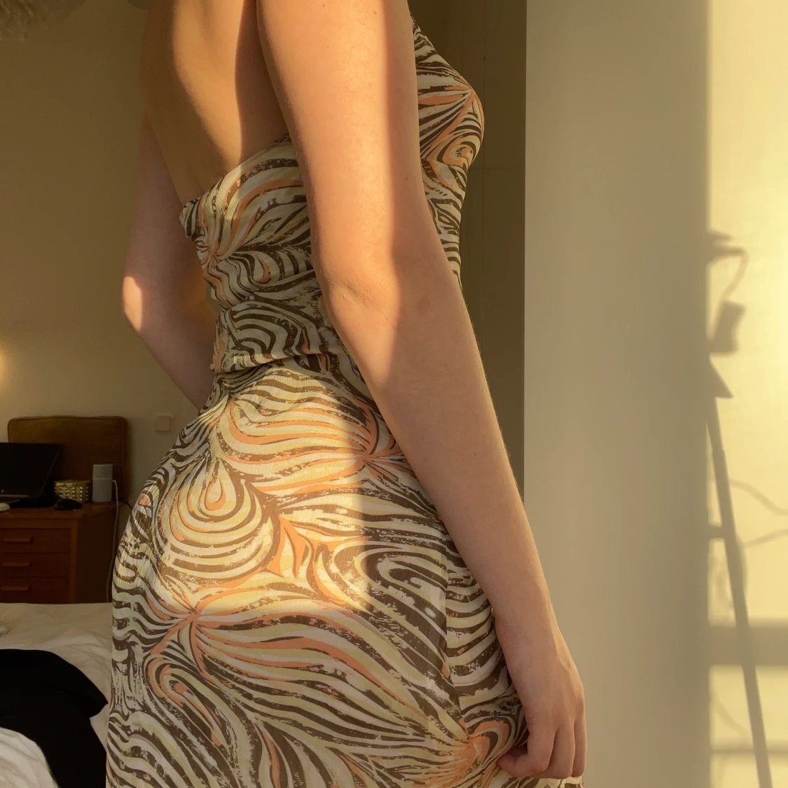 Unik halterneck klänning 🖤