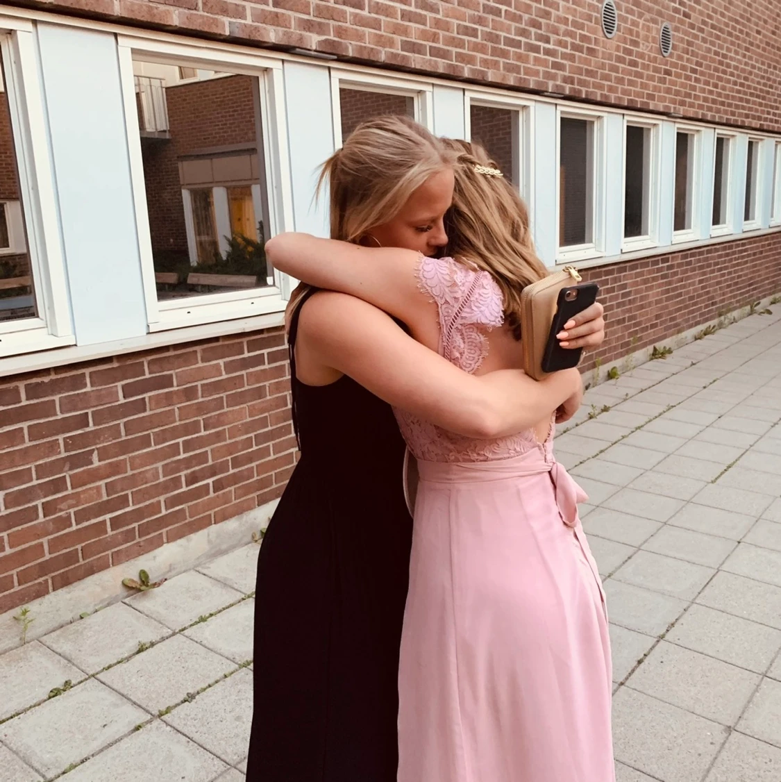 Ljusrosa balklänning  - 90