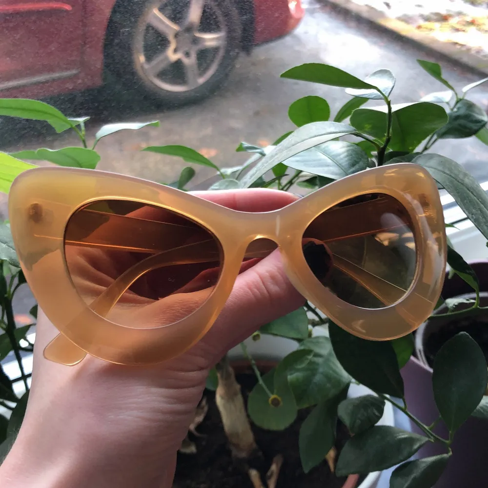 Brun/beiga solglasögon som inte kommer till andvänding men andvänder som favorit glasögonen hela förra sommaren.😍😍😍😍 Skriv för att diskutera pris eller fler bilder ❤️❤️❤️❤️❤️❤️. Övrigt.
