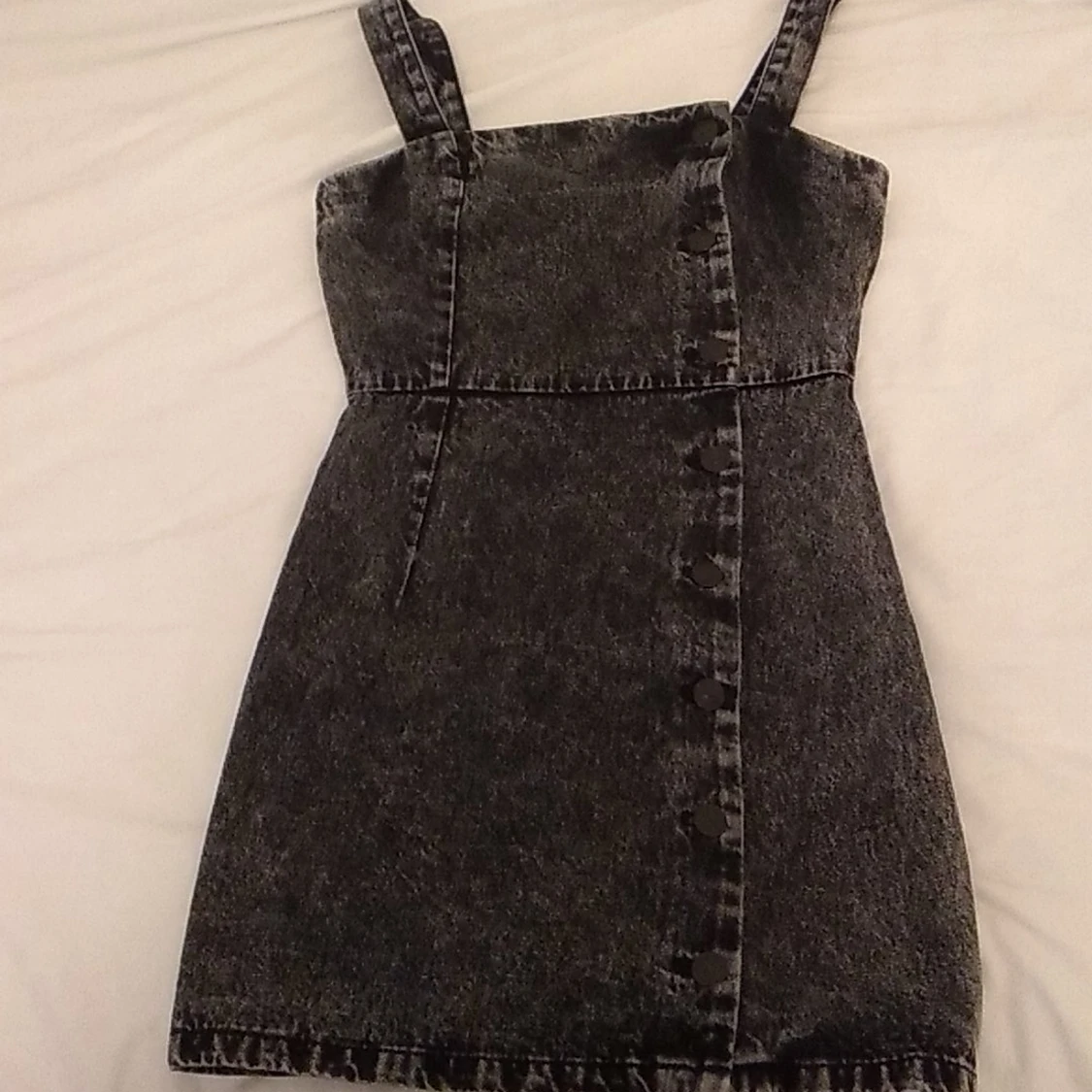 Svart jeansklänning