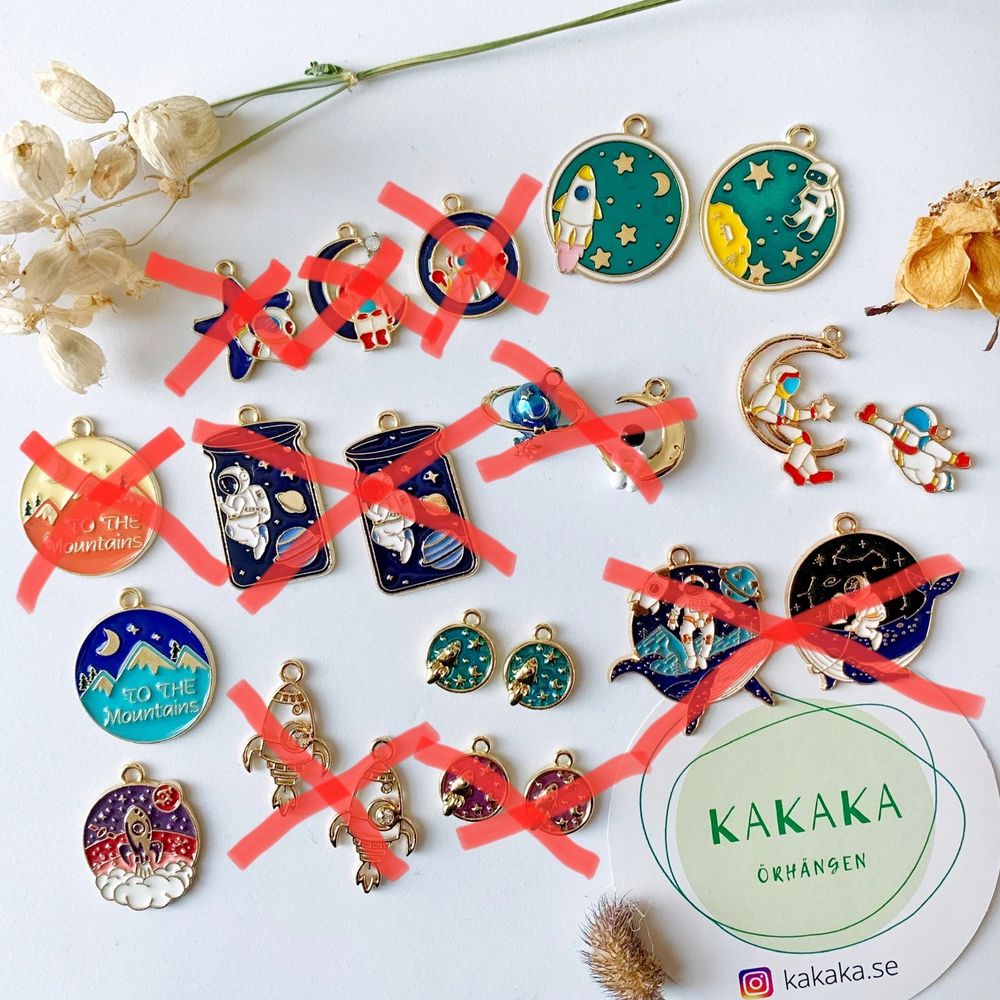 Min butik är öppnad 🎉 följ @kakaka.se på Instagram för senaste uppdatering ❤️ Jag har de mest unika, söta och prisvärda örhängen 😉 priset är cirka 60-75 kr per par, frakt är alltid gratis och ju mer du köper, desto mer rabatt 👯👯♀️🎁. Accessoarer.