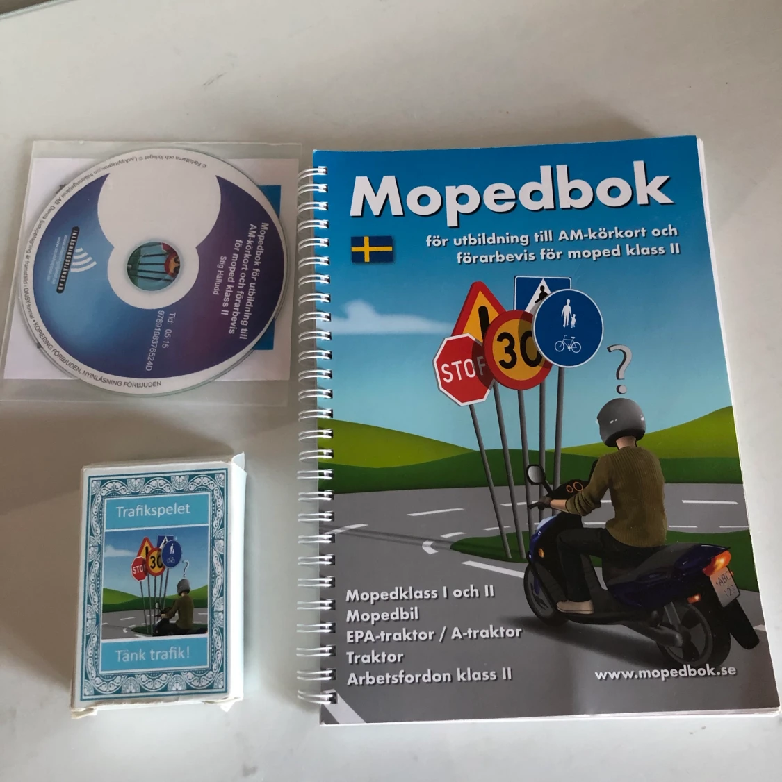 Teoribäcker, skiva och kortlek