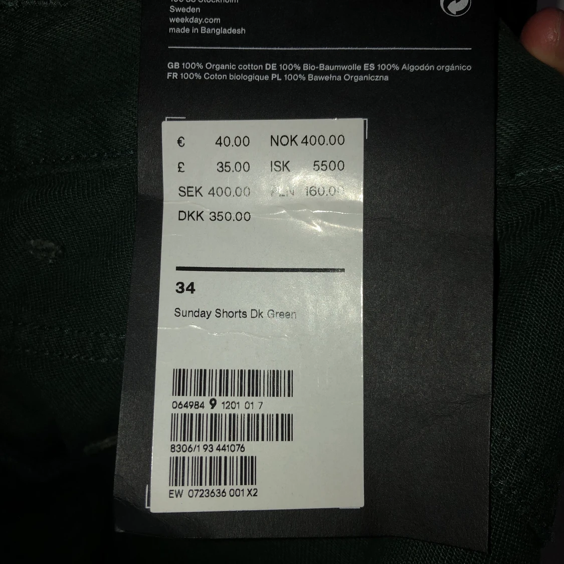 Gröna shorts  - 90