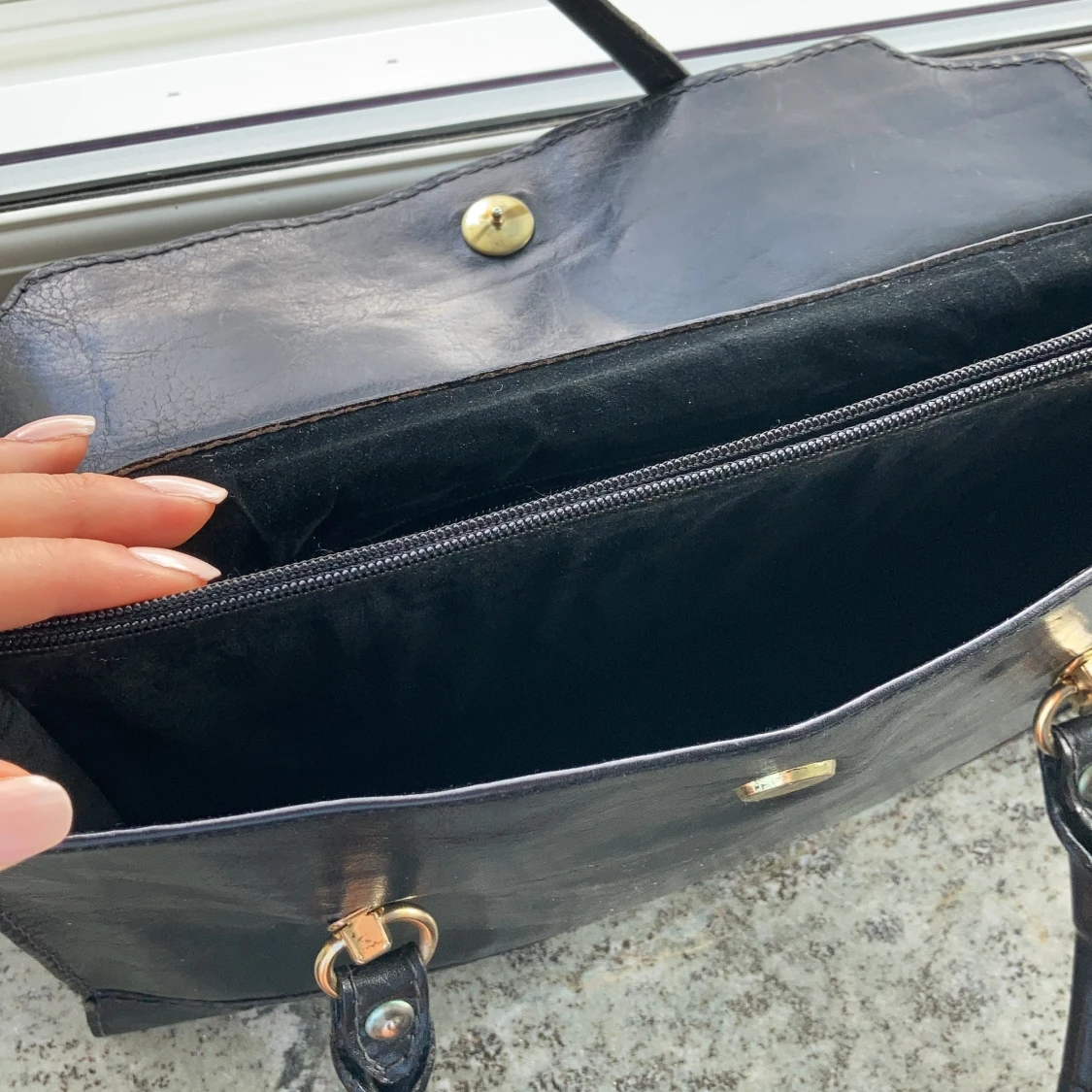 Elegant skinnväska - 91