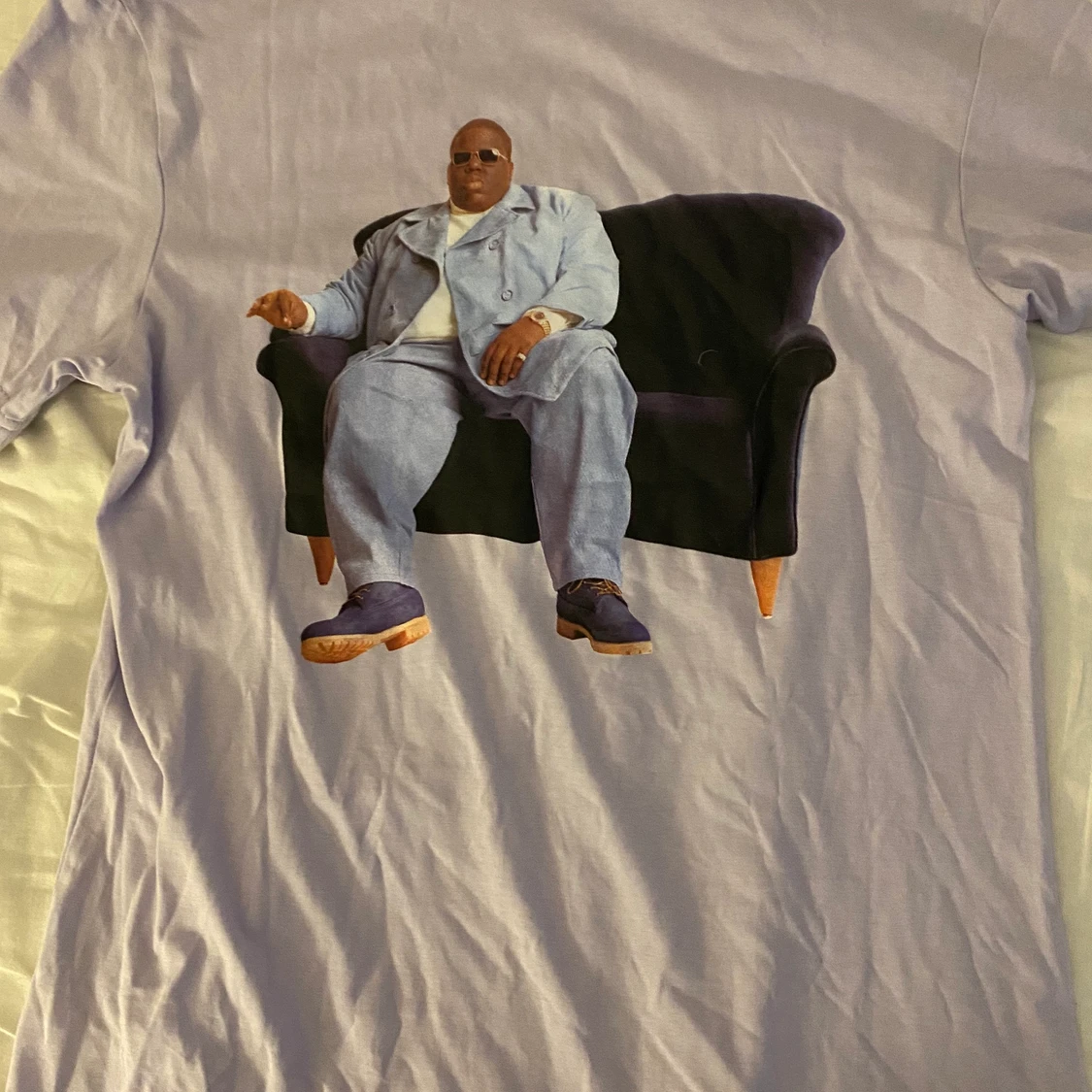 T-shirt med tryck från H&M i strl xs - 90