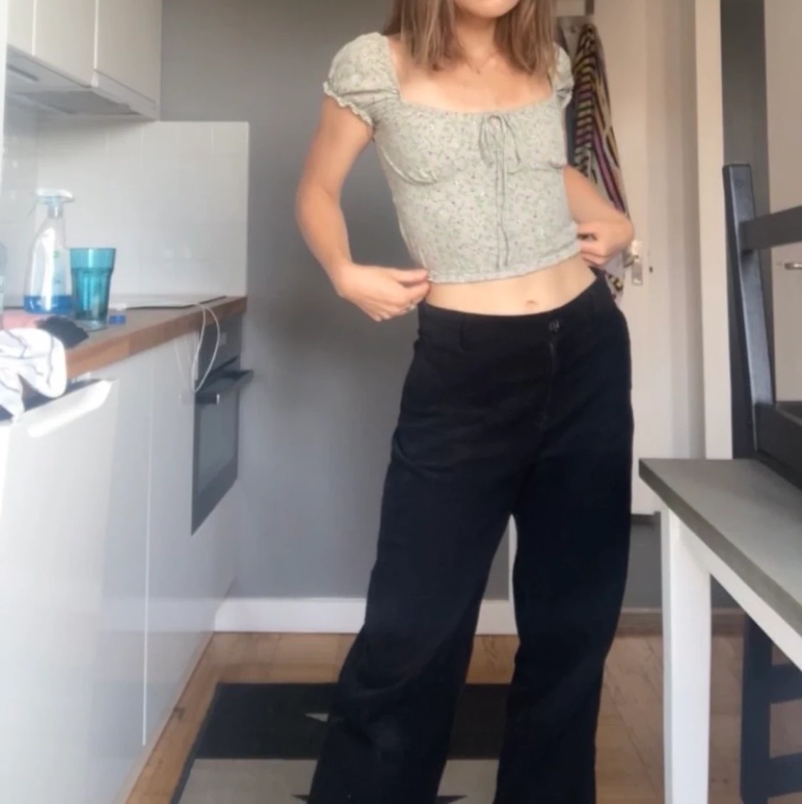 Vida manchesterbyxor svarta - 90