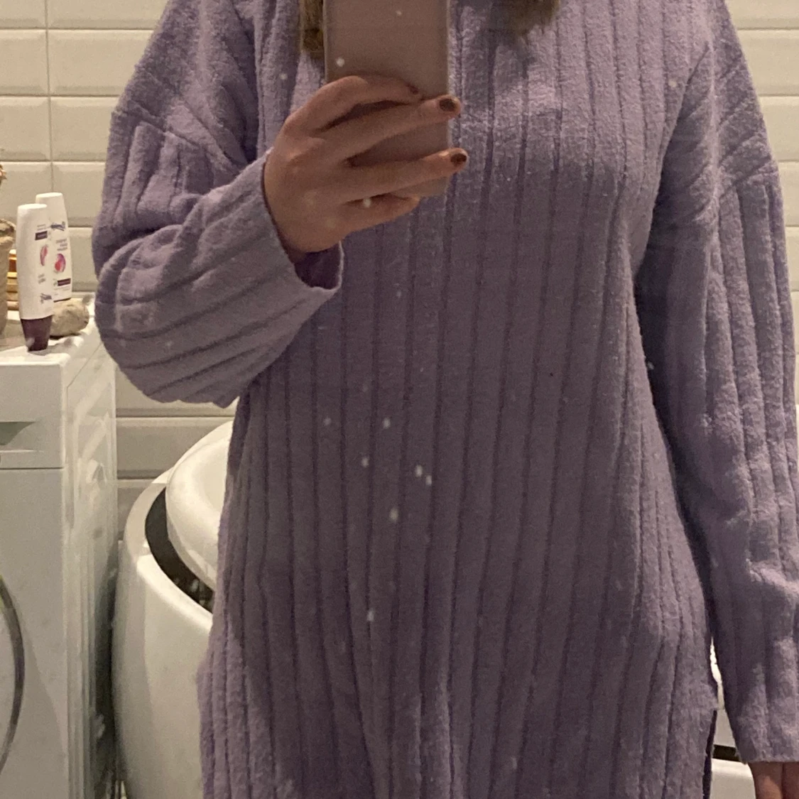 Lila polotröja storlek S