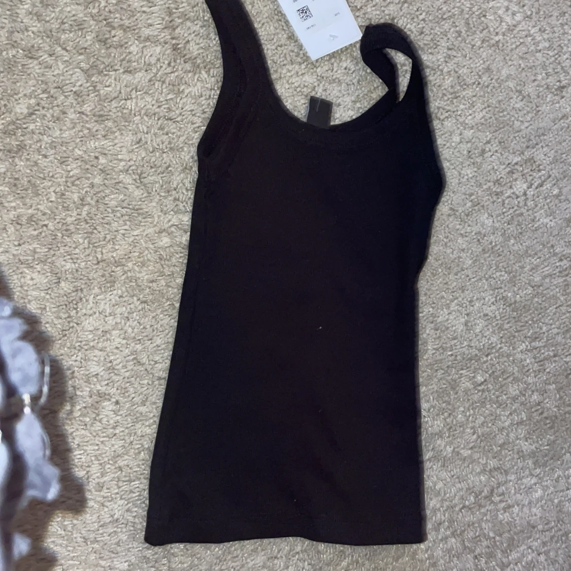  Svart linneoanvänt kommer ifrån stadium