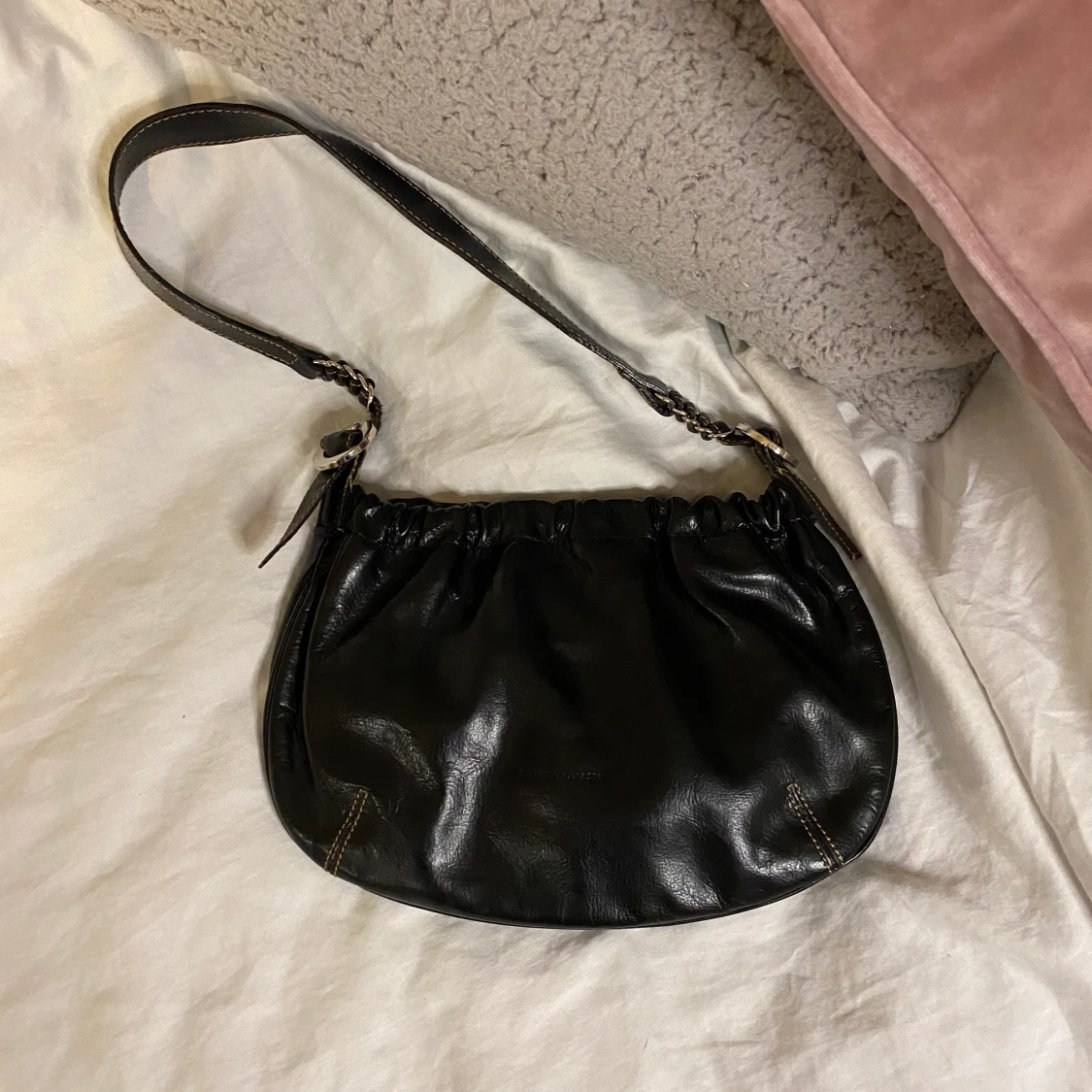 Svart vintage shoulder bag