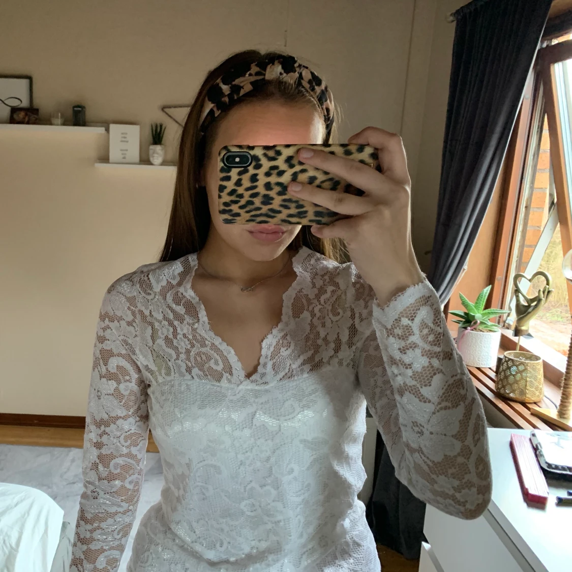 Spets klänning  - 91