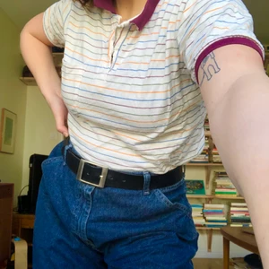 Randig pikétröja - Jättefin randig pikétröja i olika färger!