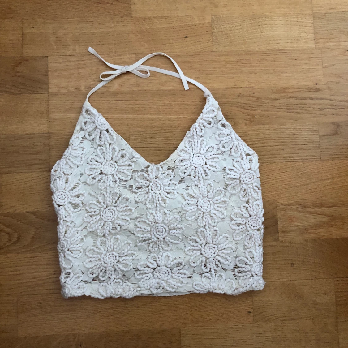 Kort halterneck topp