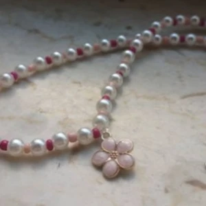 Halsband - Det finns en blå och denna rosa