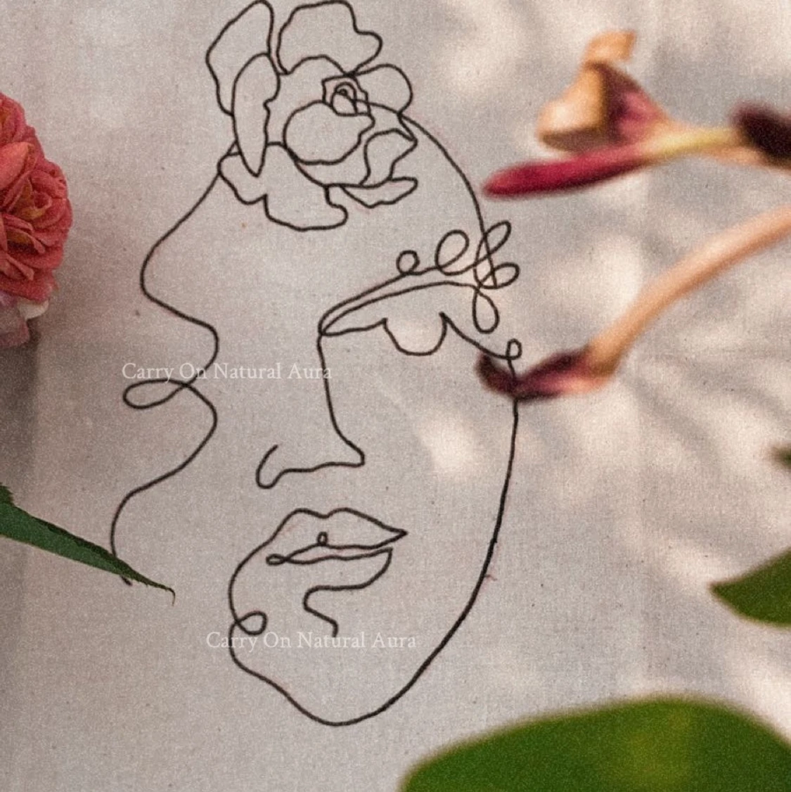 Line art väska - 90