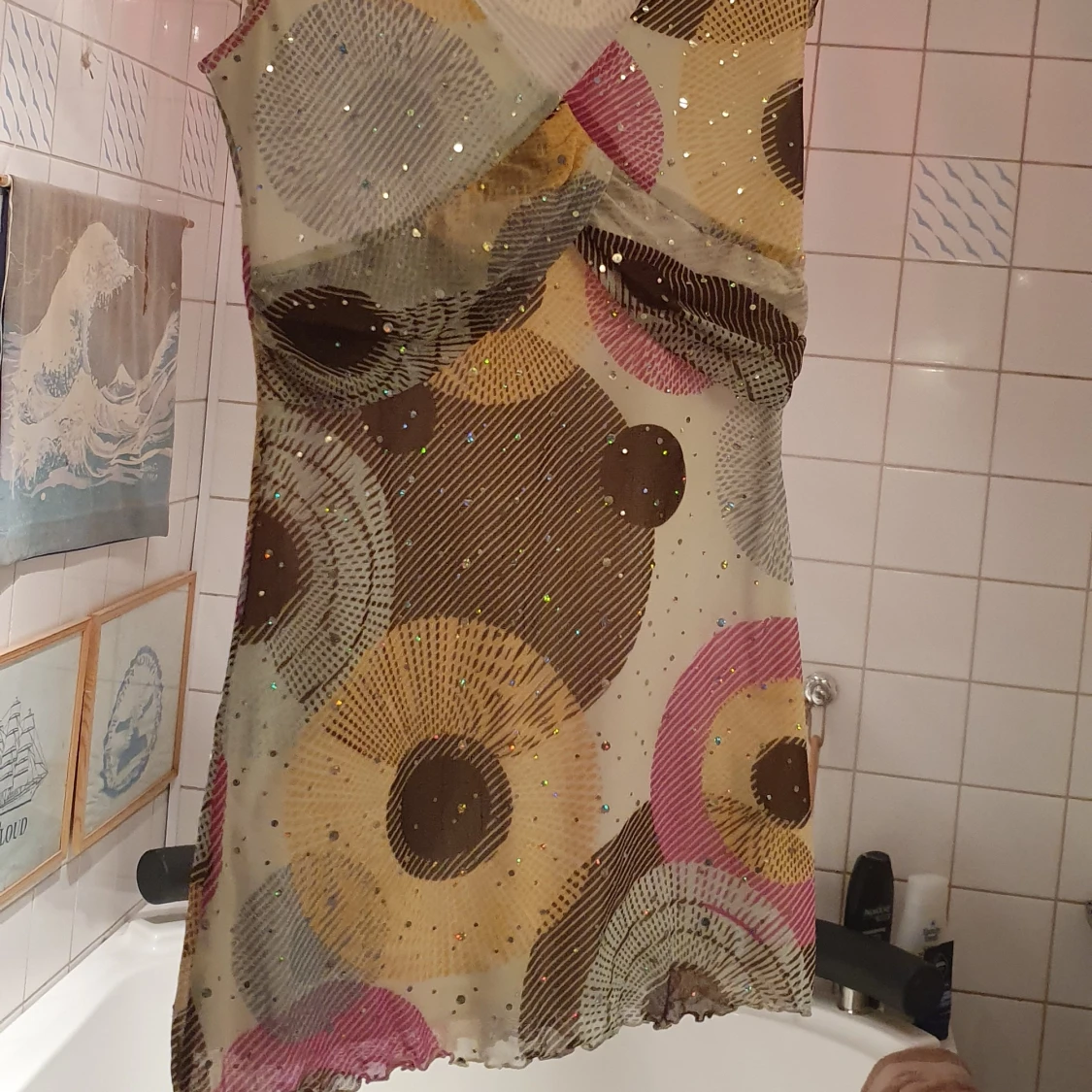 Sexig  glitter klänning  - 90