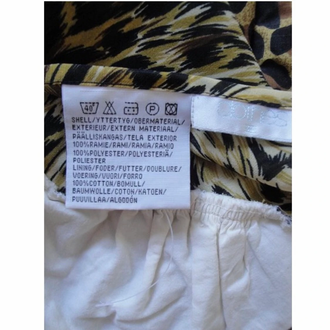 leopard halterneck topp stl 38-40 - 91