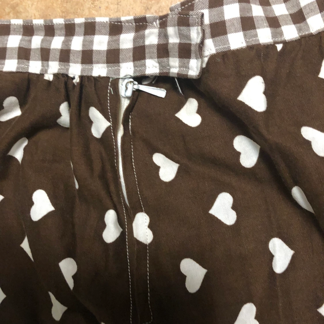 Lång bruk vit kjol  - 91