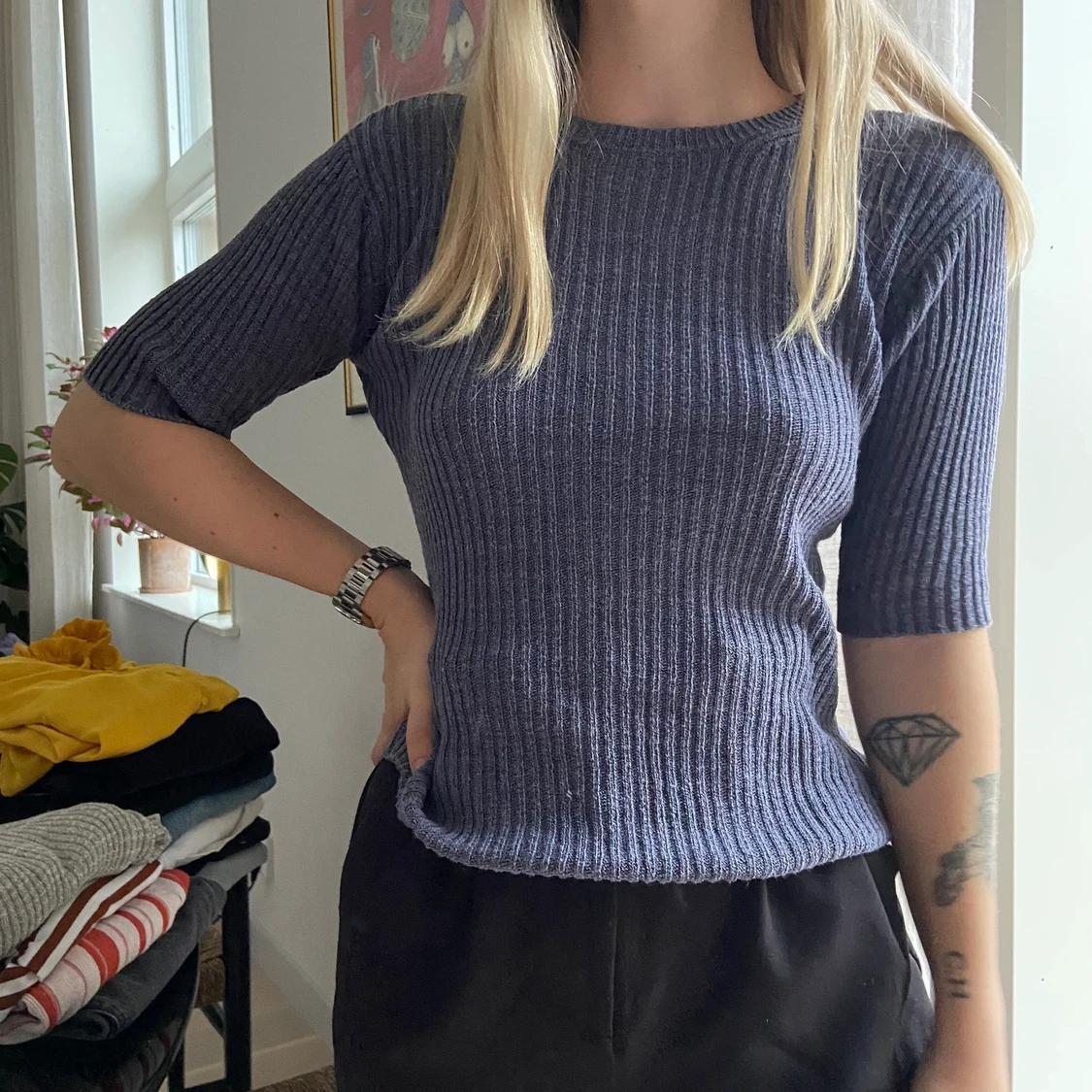 Stickad t-shirt från Carin Wester