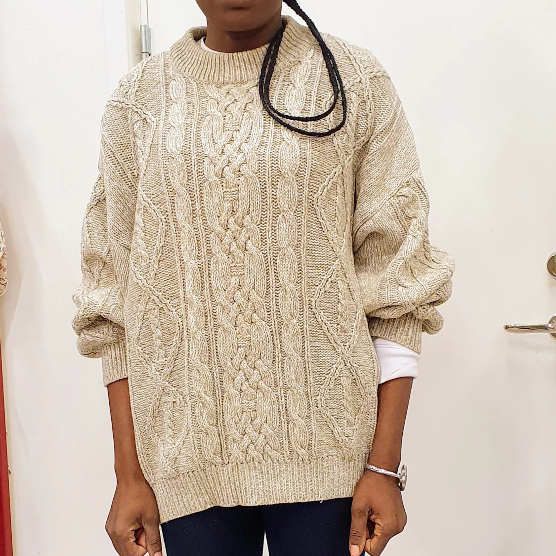 Super fin stickad tröja 