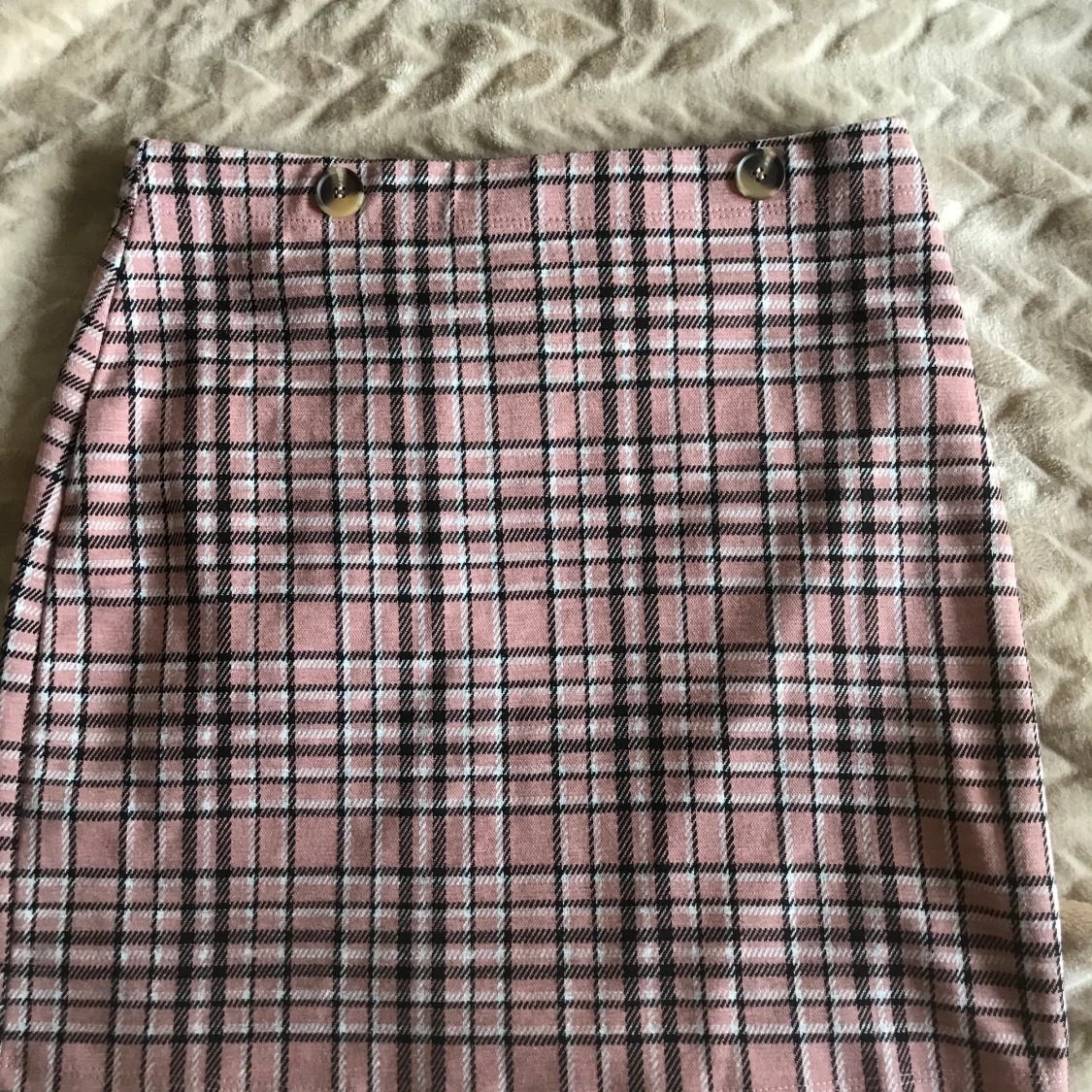 Rutig kjol Hollister